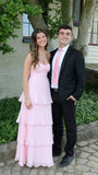 Sweetheart Chiffon Pleated Ball Gown, Ruffle Evening Prom HZ0307