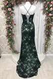 Royal Blue Sequin Straps Mermaid Long Prom HZ0307